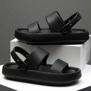 남녀공용 샌들 슬리퍼 백스트랩 통굽 키높이슈즈 여성샌들 여성샌달 아쿠아샌들