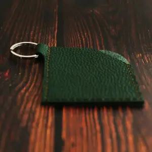 수제 가죽 키링 카드지갑 오플쑥색 키링카드지갑 카드지갑키링 남성지갑 가죽지갑