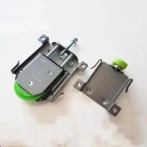 호환 벽 슬라이딩 캐비닛용 이동 도어 도르래 휠 도어 상부 하부 롤러 휠 목재 무음 롤러