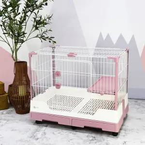 토끼 케이지 하우스 기니피그 울타리 집 서랍형 친칠라 사육장 다람쥐 가정용