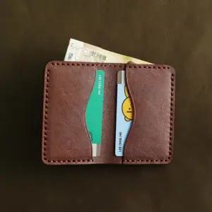 수제 가죽 지폐수납 카드지갑 오일풀업 브라운 남성지갑 가죽지갑 미니지갑