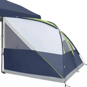 UNP 캠핑 큐브 팝업 캐노피 사이드 텐트 10피트 x 쉬운 설정 가제보 다크 블루 (캐노피/쉘터 미포함)