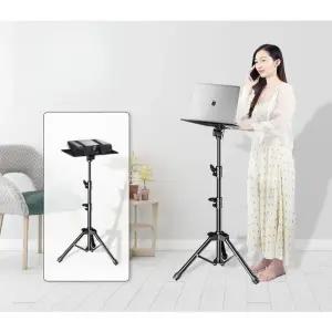 노트북 수동 스탠딩 거치대 테이블 접이식 높이조절 책상