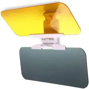 2 in 1 안티 글레어 HD 차량용 선바이저 주간 주행 선 차단기 조절 가능 선쉐이드 야간 시야 확장기 (1)