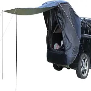 폴리스 방수 방풍 기능이 있는 HREFEU SUV 테일게이트 텐트 자동차 캠핑 액세서리 차양 및 쉘터 중대형