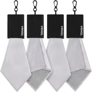 양면 휴대용 안경 클리너 천 열쇠고리 재사용 가능한 극세사 렌즈 클리닝 물티슈 키트 파우치 포함 블랙 6X