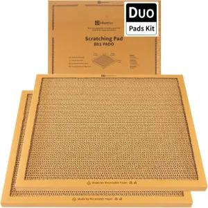 IRRestrico 고양이 긁는 패드 보드 실내 고양이를 위한 리필 및 조합 가능한 골판지 도구 양면 재활용 판지