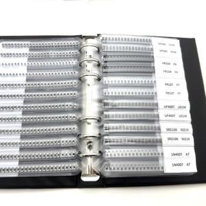 정류기 다이오드 샘플북 SMD SMA 분류 키트 33가지 값 숏키 M1 M4 M7 SS12 SS110