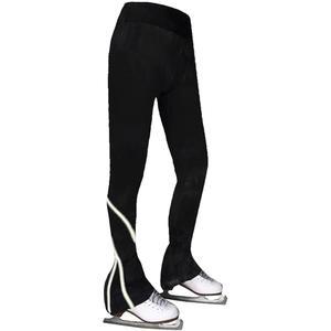 류후오 아이스 스케이팅 팬츠 여자 피겨 블랙 스핀 플리스 통기성 레깅스