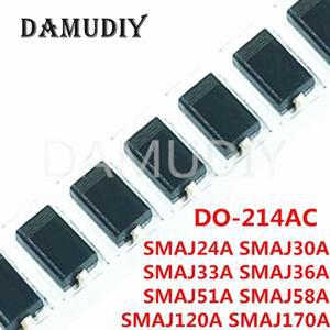 20pcs 400W SMA_DO-214AC smd tvs 다이오드 SMAJ24A SMAJ30A SMAJ51A