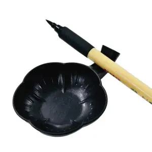 캘리그라피 서예 동양화 붓받침 물감 먹물 접시 그릇