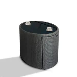 라탄 야외테이블세트 테라스 리조트 카페 옥상 정원