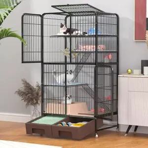 새장 케 앵무새 세트 밥그릇 L 73x37x82 새집 가정용 놀이터 둥지 대형