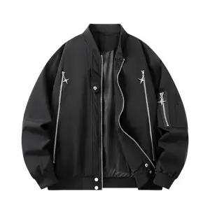 키체샵 가을 남성용 항공 점퍼 차이나 파일럿 자켓 집업 야구 HO3