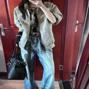 키체샵 남성 가을 항공 가죽 쇼트 코트 차이나 재킷 점퍼 HO3