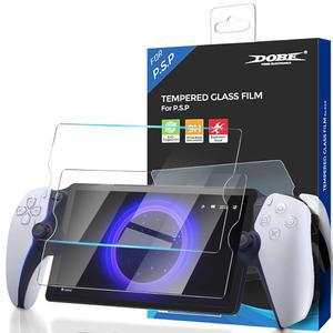 TNP PS 포털용 강화 유리 액정보호필름 2팩 - 플레이스테이션 포털 리모컨 플레이어 2023용 8인치 투명 PS5 휴대용의 긁힘 방지 9H