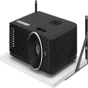 AREAJD 블랙 화이트 소형 미니 프로젝터 선반 벽 케이블 박스 /라우터 플로팅 마운트 홀더 스탠드 액세서리