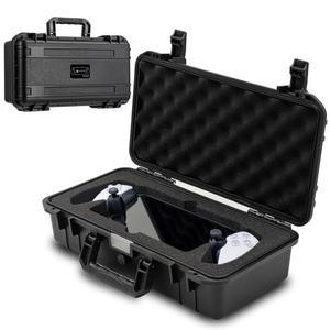 플레이스테이션 포털용 휴대용 가방 케이스, PS5 포털 리모컨, 컨트롤러, 접이식 키보드 및 기타 액세서리 AC 충전기 보관함용 하드 프로페셔널 방수 PS 케이스