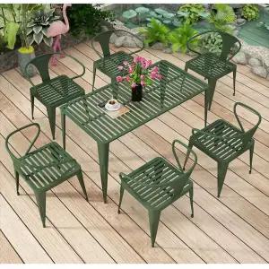 철제 야외 테이블 정원 카페 식당 의자 발코니 펜션 마당