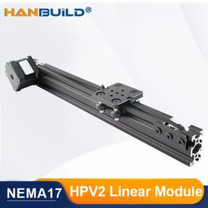 OPE UILDS V2 미니 V 선형 액추에이터 유효 이동 100 350 모듈 CNC 3D 프린터 용 NE 7 스테퍼