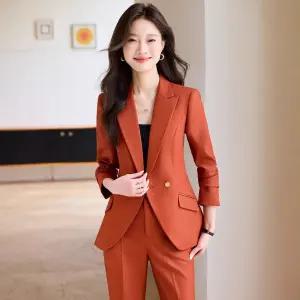 밴널스샵 가을 오피스룩 여성용 정장세트 정장 세트 신상 작업복 양복 HO3
