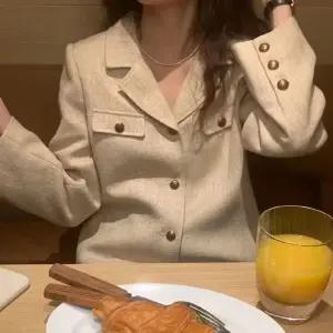 밴널스샵 여성 오피스룩 가을 정장 자켓 칼라 싱글 코트 HO3