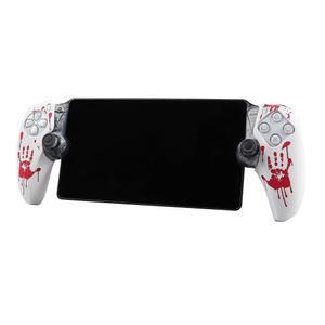 블러드 핸드프린트 컨트롤러 스킨 커버, PS5 /플레이스테이션 5 포털 리모컨 플레이어, RALAN 실리콘 프로텍터 케이스