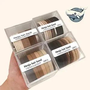 부드러운 엘라스틱 헤어밴드 색상별 머리끈