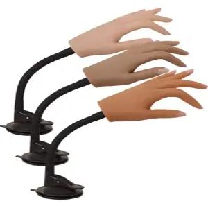 네일연습용품 실리콘 손모형 네일아트 패턴 연습 다양한 동작표현 생방송 시연 소품 디자인용