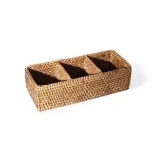 바구니 미얀마 천연 라탄 세칸 NO_BK208