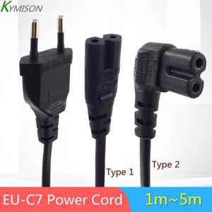 삼성호환 필립스호환 소니호환용 LED TV 리드 케이블  EU to IEC 320C C7 AC 전원 코드  Schuko CEE7/16 Fi