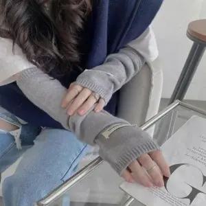 롱핸드워머 여성 심플 니트 암워머 따뜻한 겨울 팔토시 핸드워머