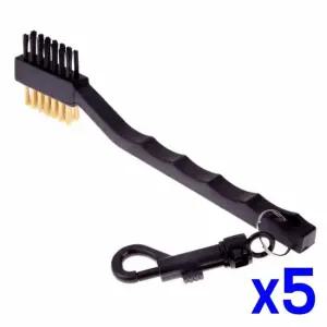 TBZ 열쇠고리형 골프채 청소용품 브러쉬 x5개 바닥청소솔 브러쉬솔 다용도브러쉬 세척솔