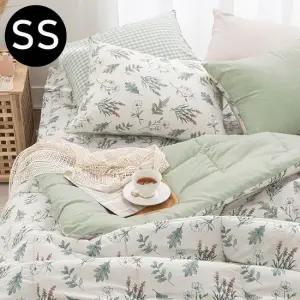 슈퍼싱글이불패드셋트 플로럴 차렵이불 패드세트 슈퍼싱글SS 베이지 슈퍼싱글셋트
