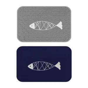 욕실발매트 스칸디피쉬퀼트 면발매트 욕실 타월 다용도매트 미니 주방발매트