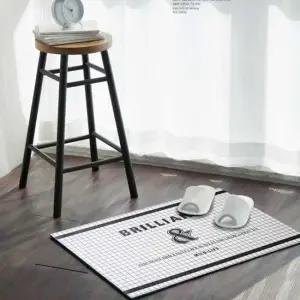 발매트 방수 주방매트 현관매트 발매트 45 75 체크 스위트