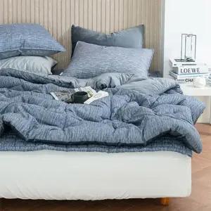 이불세트 엘레나차렵이불세트 베개커버세트 Q 네이비 퀸이불세트