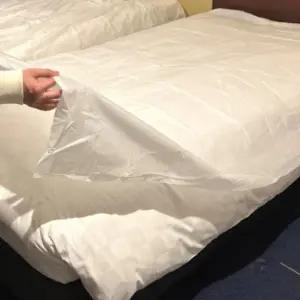 ( )휴대 여행 침대시트 일회용 세트 싱글 침대 일회용 시트 여행용 커버