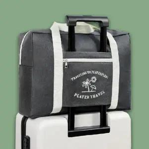 ( )여행 용 캐리어 위 보스턴 백 보조 짐 옷 가방 그레이 여행용 보스턴백 천여행 결합백