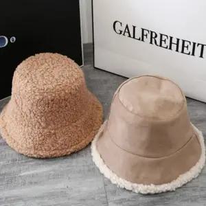 여성 여자 겨울 양면뽀글이벙거지 뽀글이모자 털모자 따듯한 방한모자 버킷햇 여자 가을 모자 버킷햇 벙거