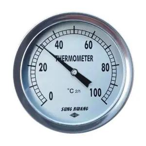 제이큐 온도측정 작업용 바이메탈 센서 T형 온도계 100파이