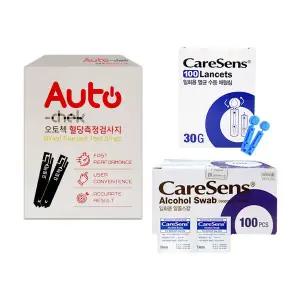 오토첵 오토첵 혈당시험지 50매 +채혈침100개 +소독솜100매 H