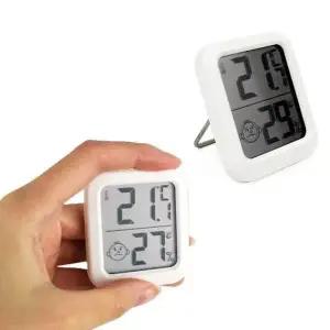 제이큐 신생아 온도 측정기 걸이형 애기방 온습도계 아기용 스탠드형 온도