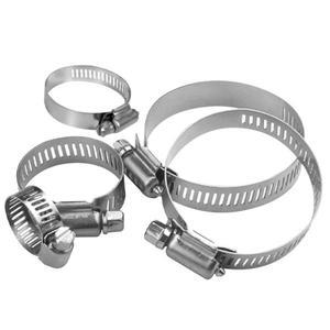6mm ~ 스테인레스 스틸 드라이브 호스 클램프 조정 가능 워터 파이프 트라이 기어 웜 연료 튜브 스프링 크