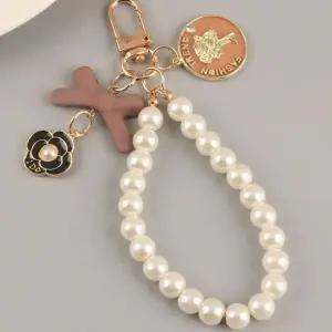 자동차 키링 열쇠고리 여성 키홀더 가방 브라운 열쇠 키스트랩