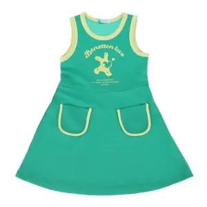 [갤러리아] 베네통키즈(26S)와플민소매원피스(QAOP16631/GN)