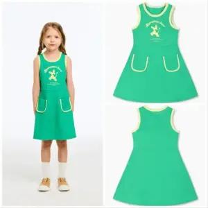 [갤러리아] 베네통키즈(26S)와플 민소매 원피스 QAOP16631GN