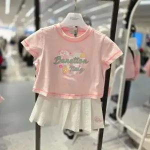 [갤러리아] 베네통키즈  26S/S 러블리체크보드크롭티시어서커스커트 QATS16631/SK096PW