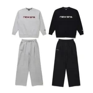 [갤러리아] 뉴에라키즈 플록 프린트 스웨트크루넥  와이드팬츠 셋업 2 택 1 (15132071TW)