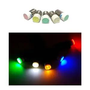 LED 꼬마전구 파이롯트 램프 6.3V 12V 24V E10 스크류 9s 푸쉬 버튼 샤시 판넬 타입 표시등